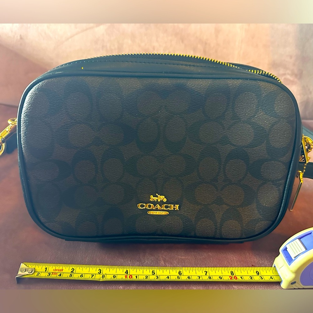 Leather Coach crossbody